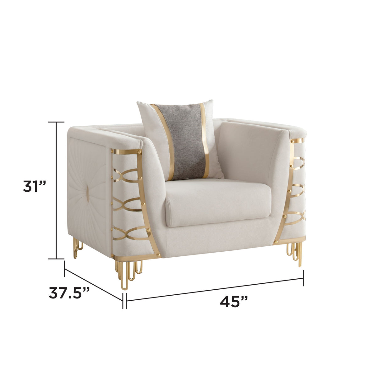 Contessa - Accent Chair - Beige