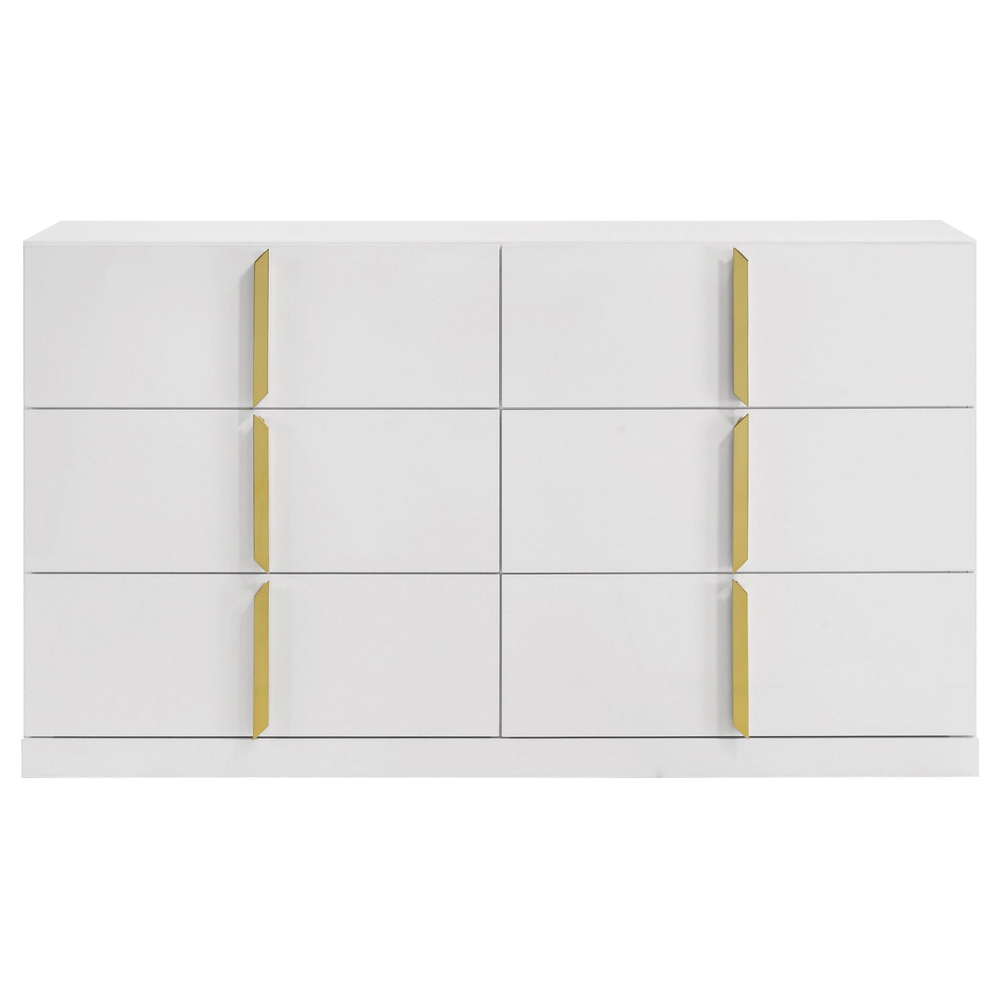 Lauryn - 6 Drawer Dresser Cabinet - Gloss White
