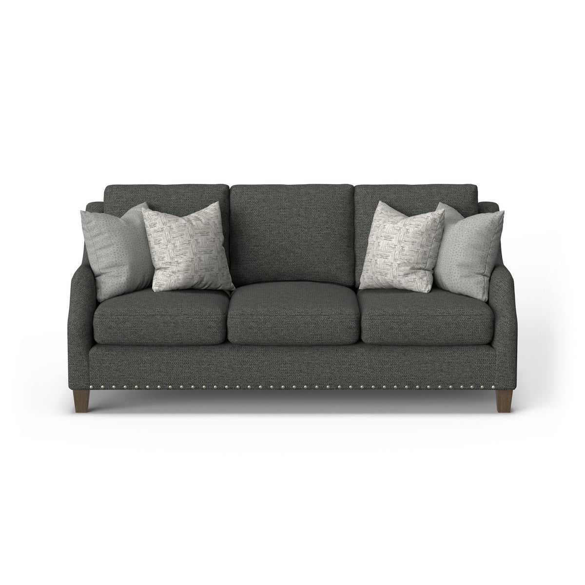Gianna - Fabric Sofa With Nailhead Trim