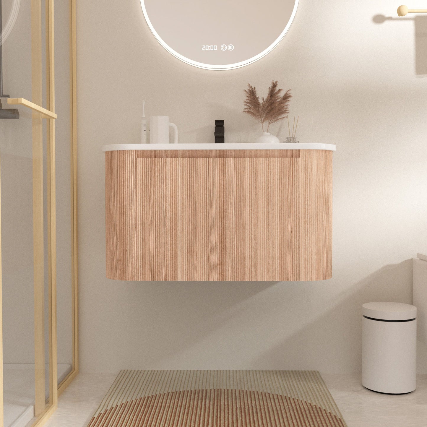 Wall Mounted Bathroom Vanity With Sink
