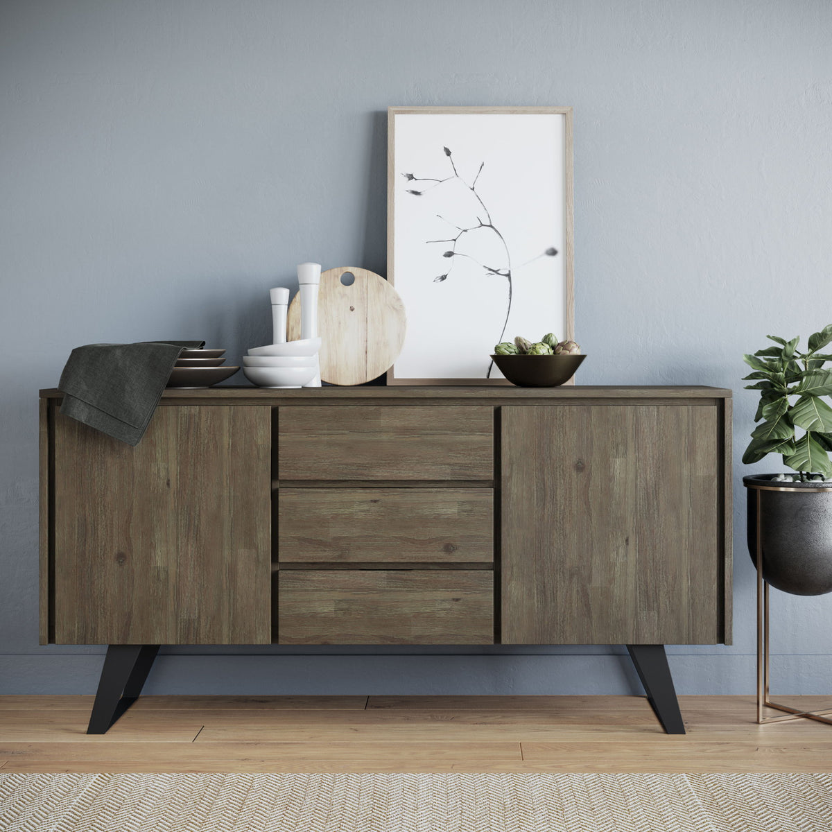Lowry - Sideboard Buffet - Light Brown