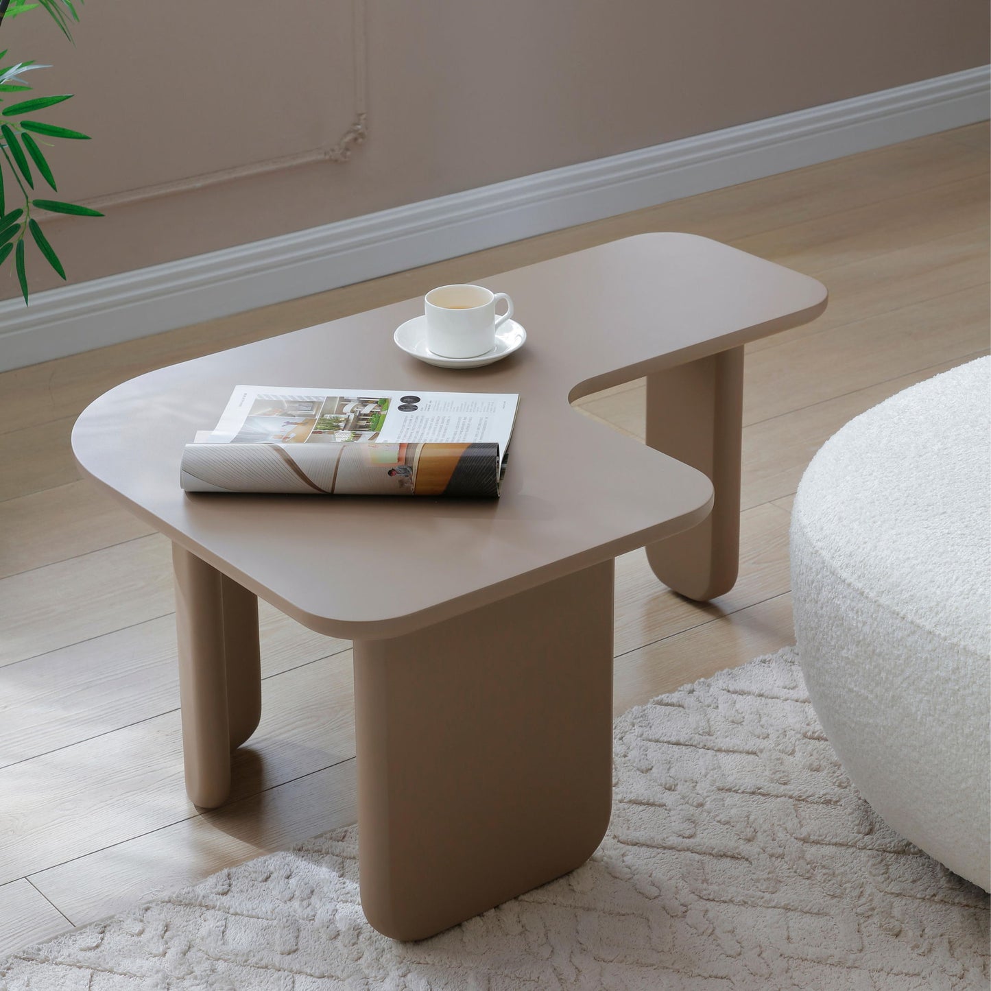 L-Shape Coffee Table For Living Room