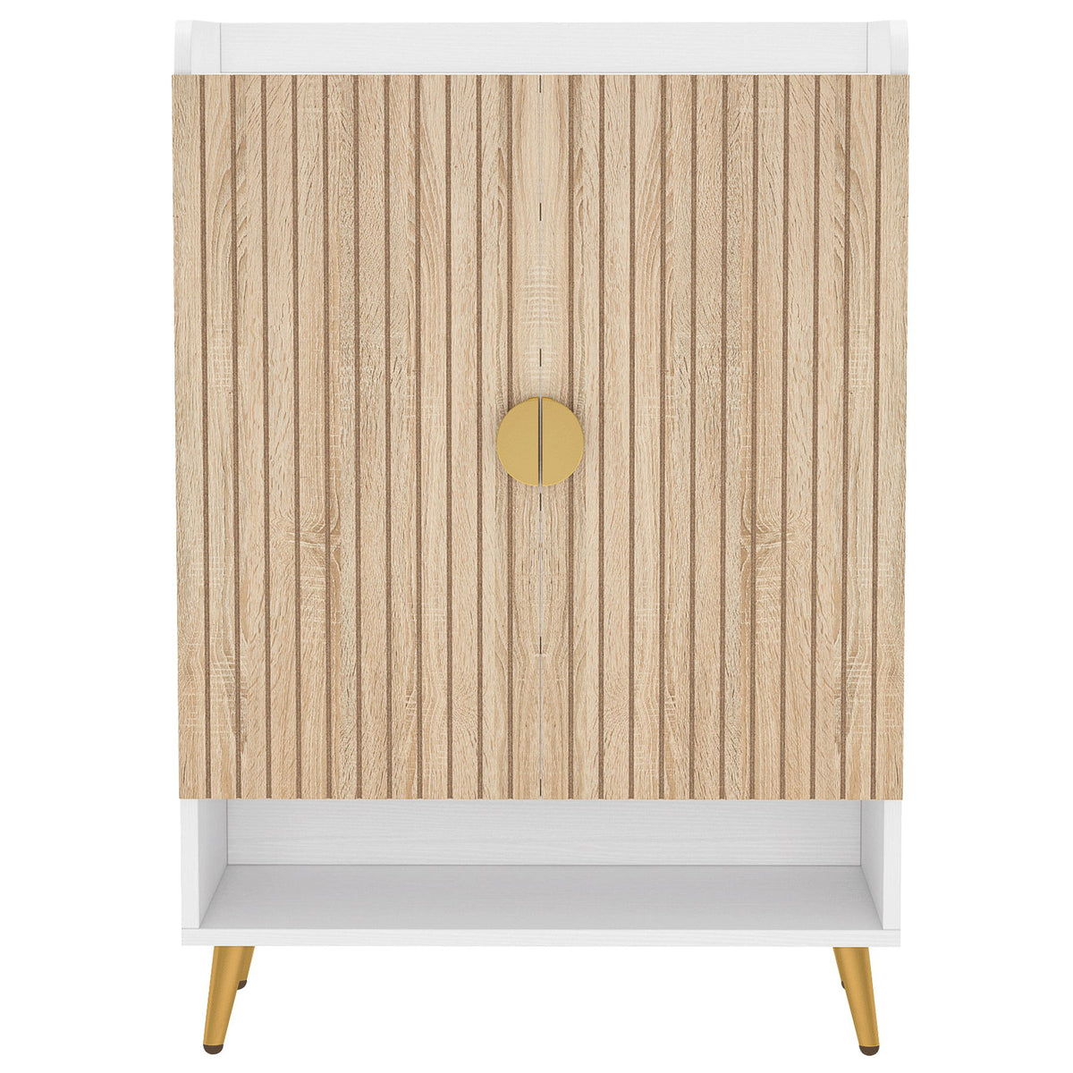 Shoe Cabinet With Doors, 7 Tier Storage Organizer