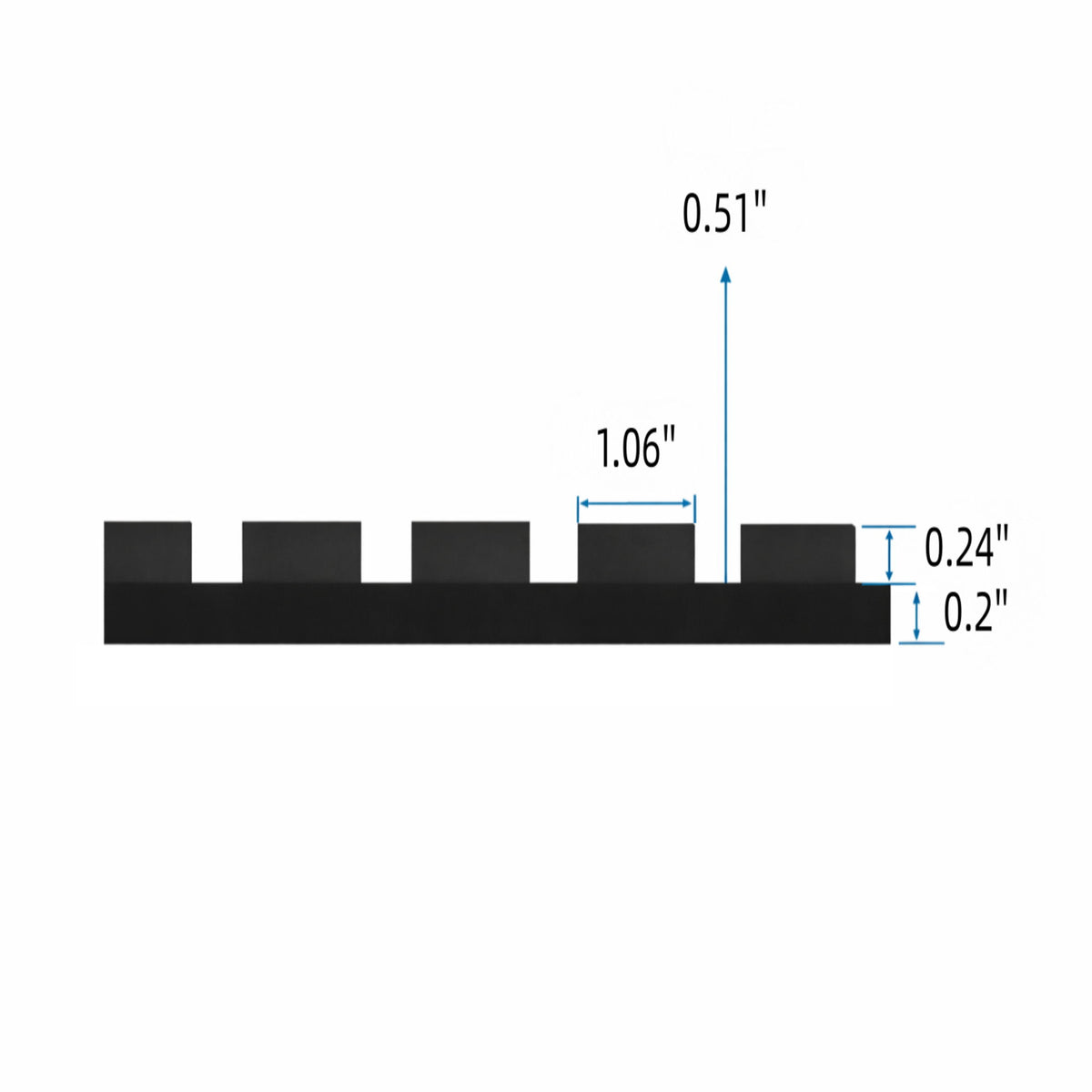 Acoustic Panels With Strip Design, Sound Absorbing Wall & Ceiling Panels