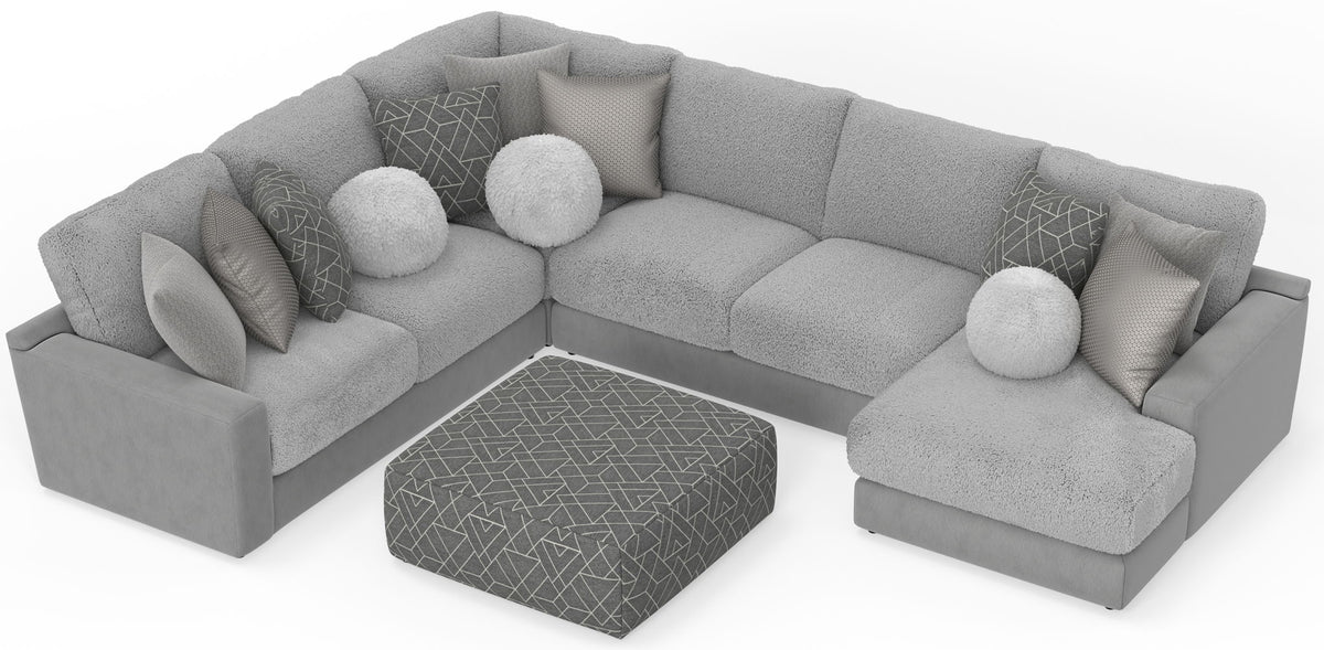 Sectional, Ottoman