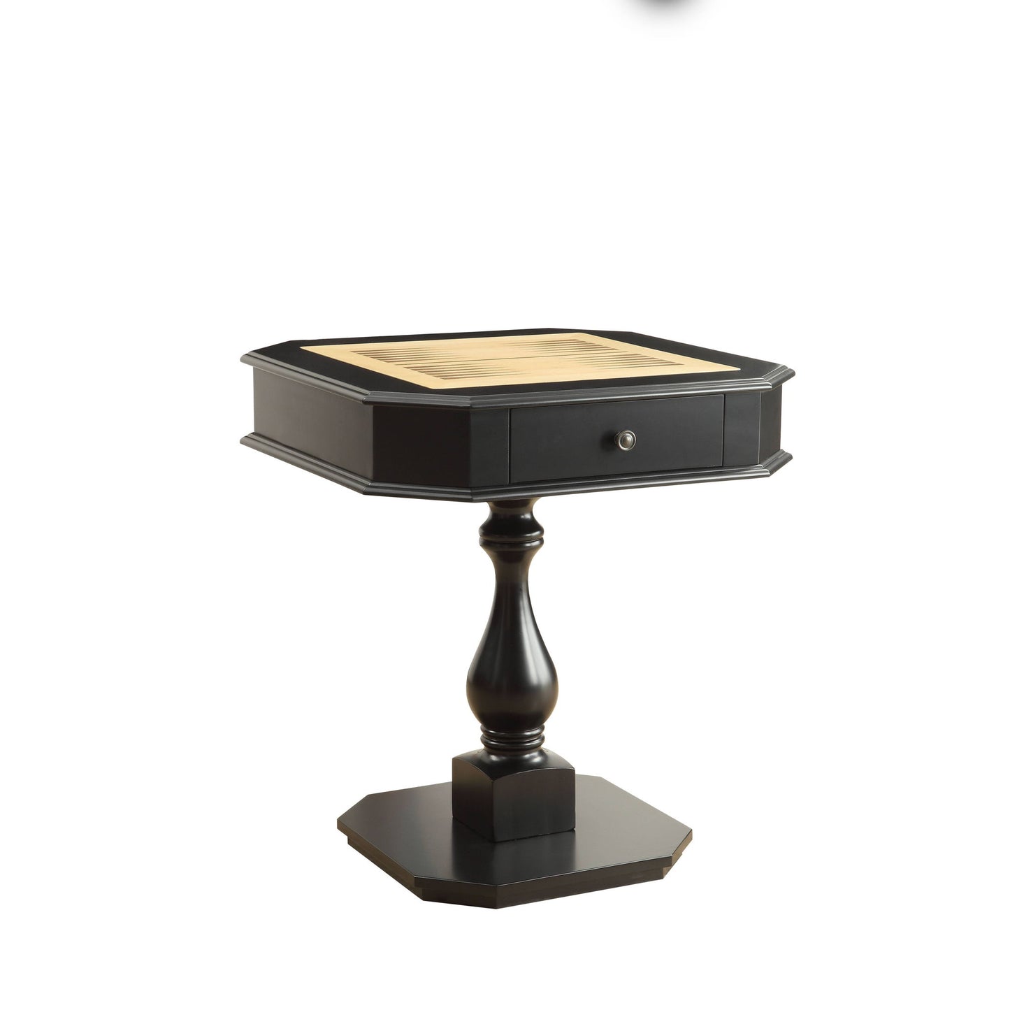 Bishop - Reversible Chess Checker Game Table With Game Tray (Chess Fingures Not Included)