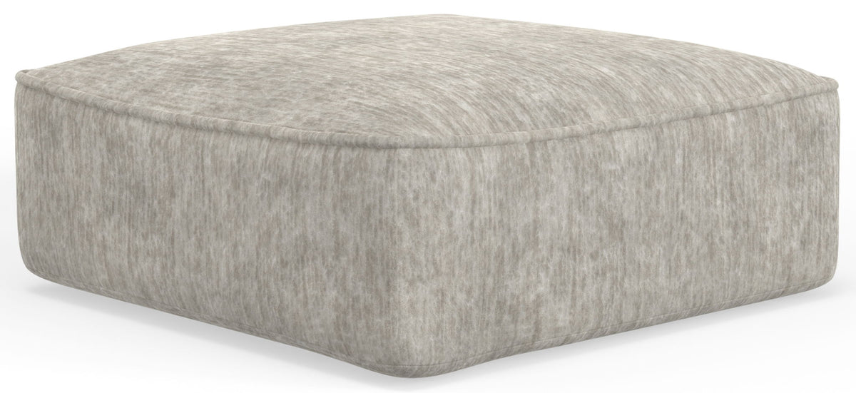 Bucktown - Cocktail Ottoman - Parchment