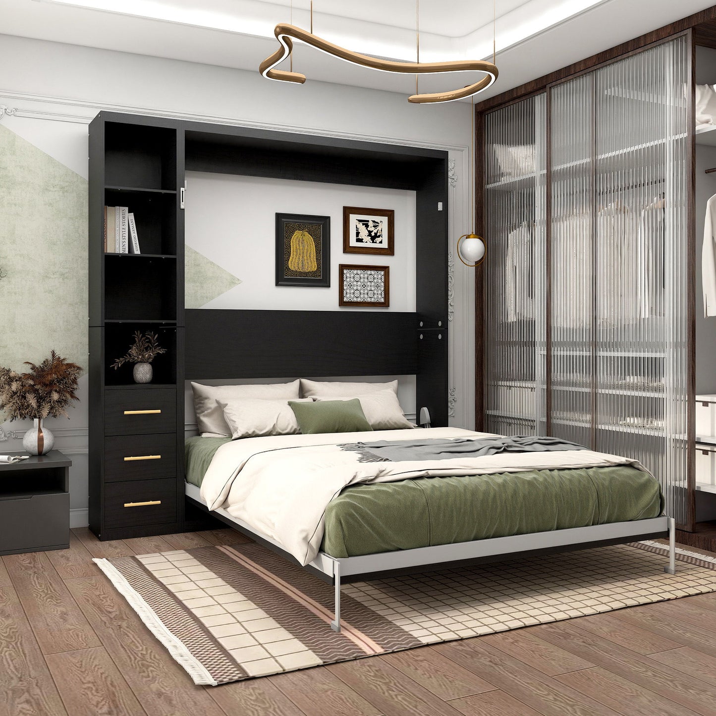 Multifunctional Vertical Murphy Wall Bed