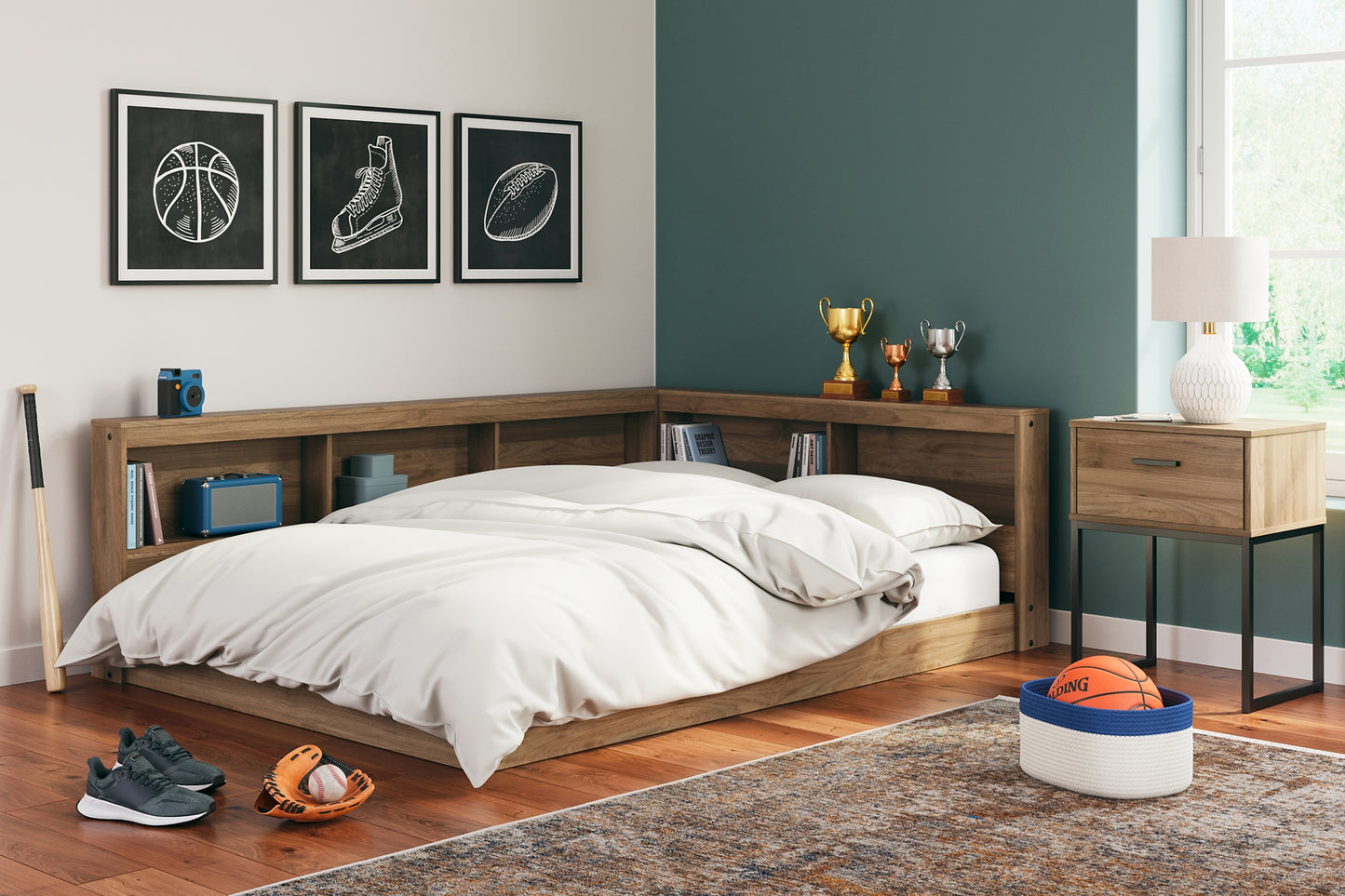 Ashley Express - Deanlow Bookcase Storage Bed