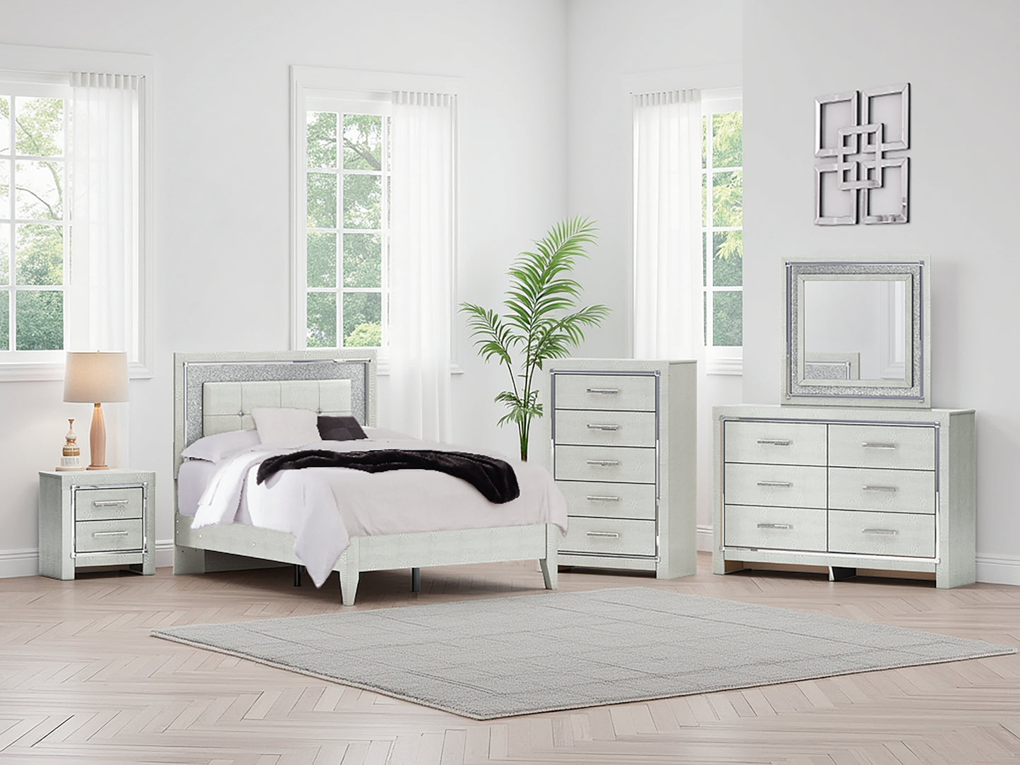 Ashley Express - Zyniden Upholstered Panel Bed