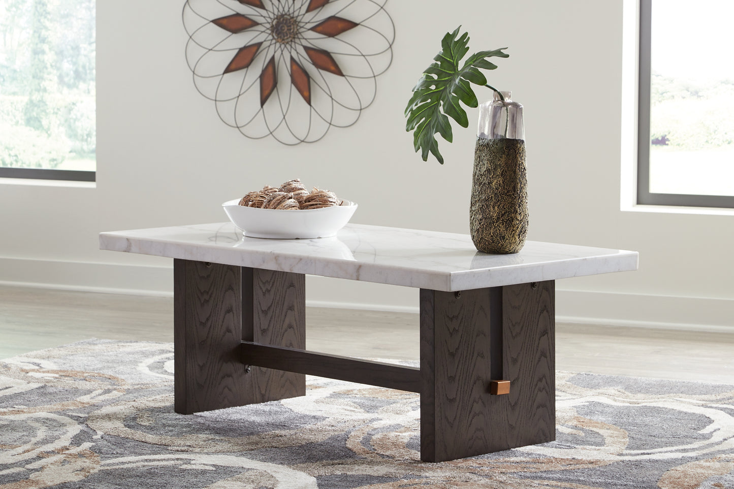 Ashley Express - Burkhaus Coffee Table with 2 End Tables