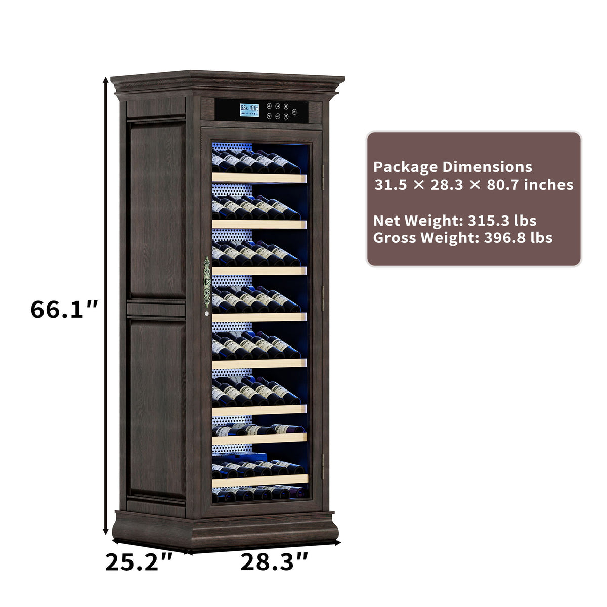 Wine Wine Cooler - Espresso