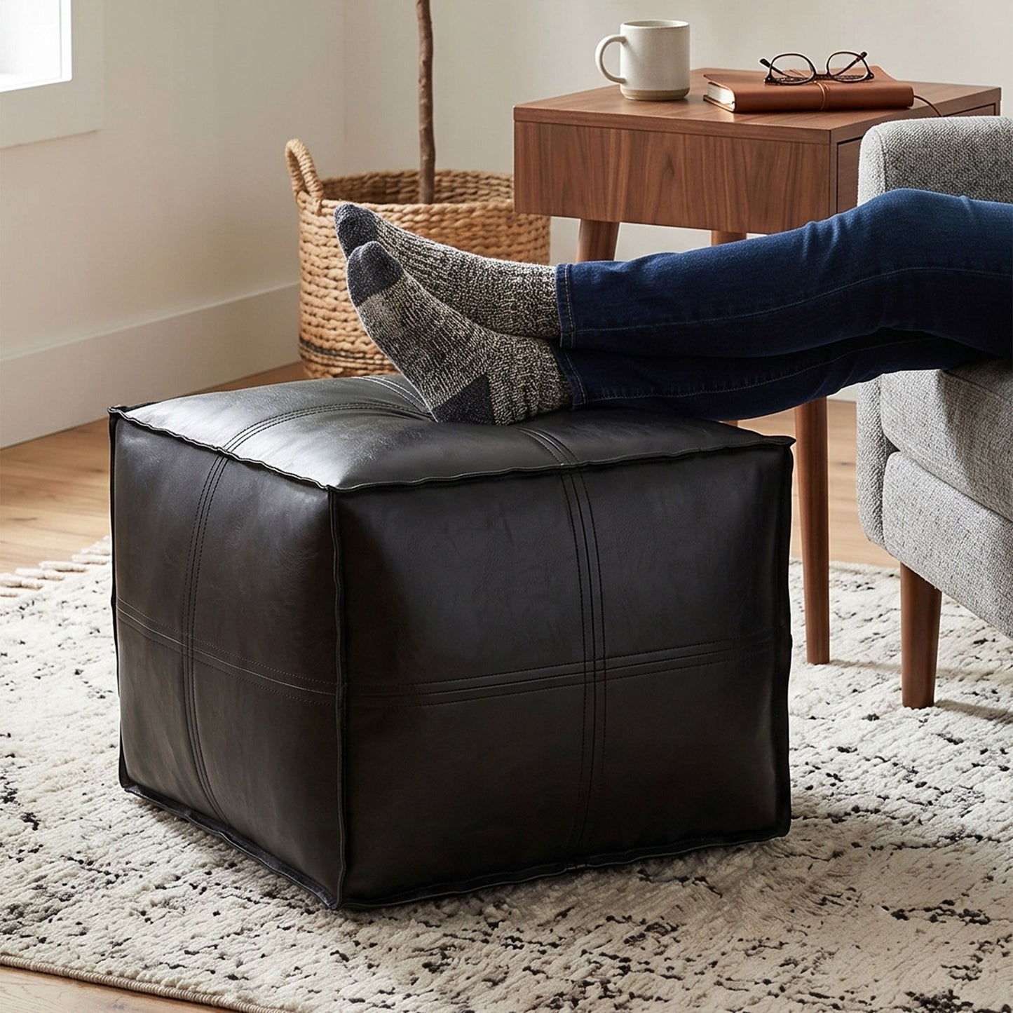 Brody - Versatile Square Pouf