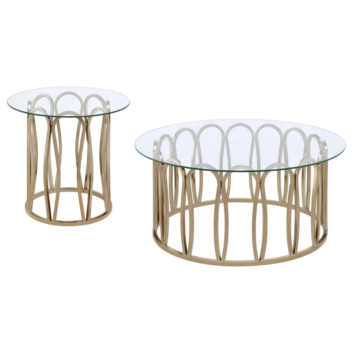 2 Piece Coffee And End Table Set - Chocolate