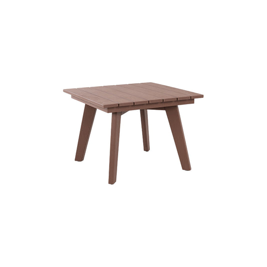 Outdoor Side Table, Wide Tabletop For Patio - Brown