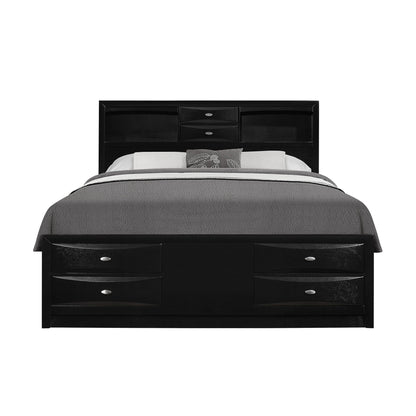 Lucille - Bed With Storage And Bookcase Headboard