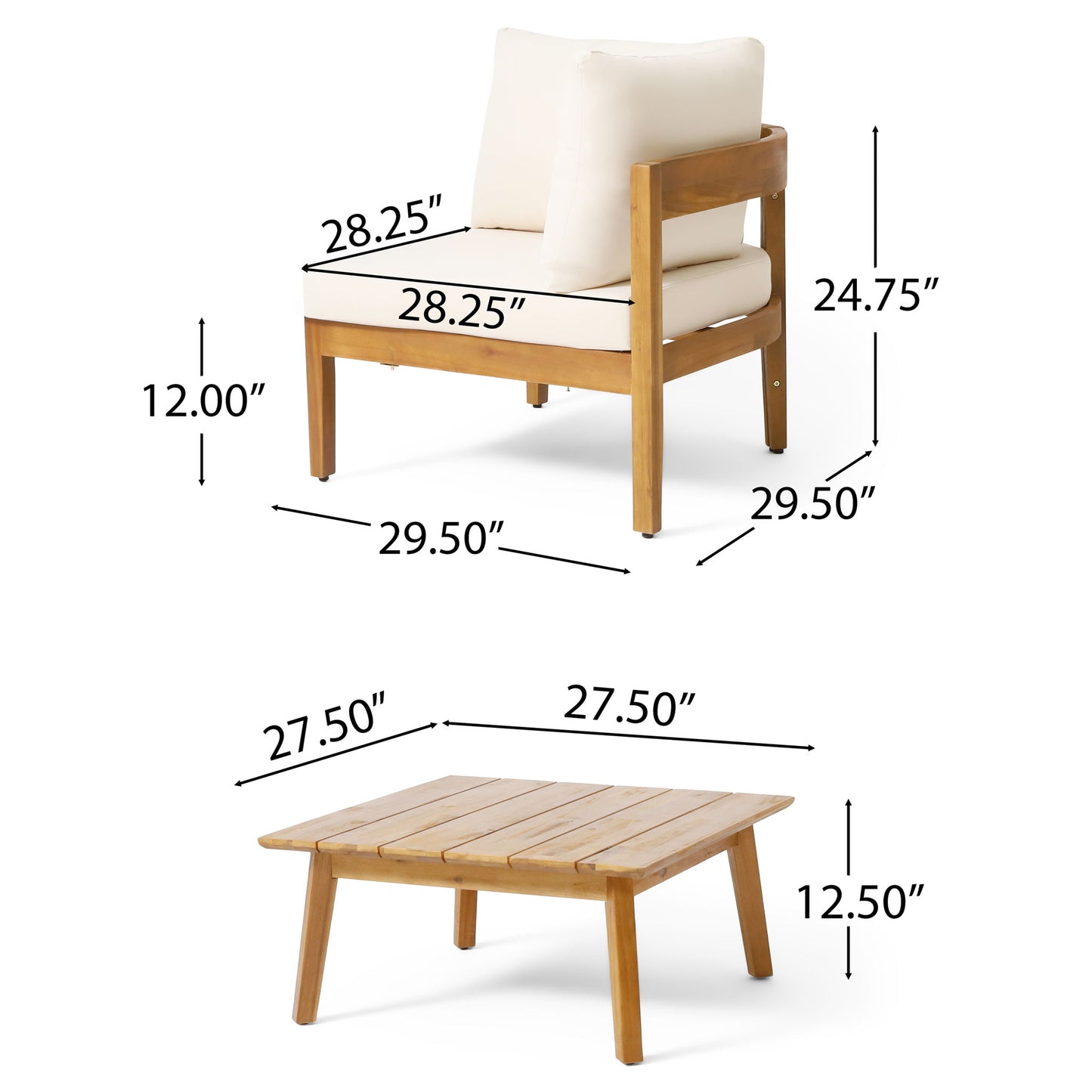 Brooklyn - Corner, Coffee Table - Beige