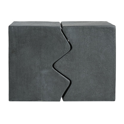 Rectangular Outdoor Indoor Accent Side Table (Set of 2)