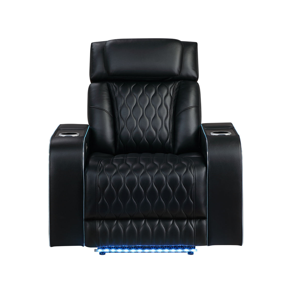Electra - Power Recliner With Power Headrest, Massage, LED Lighting And USB Control