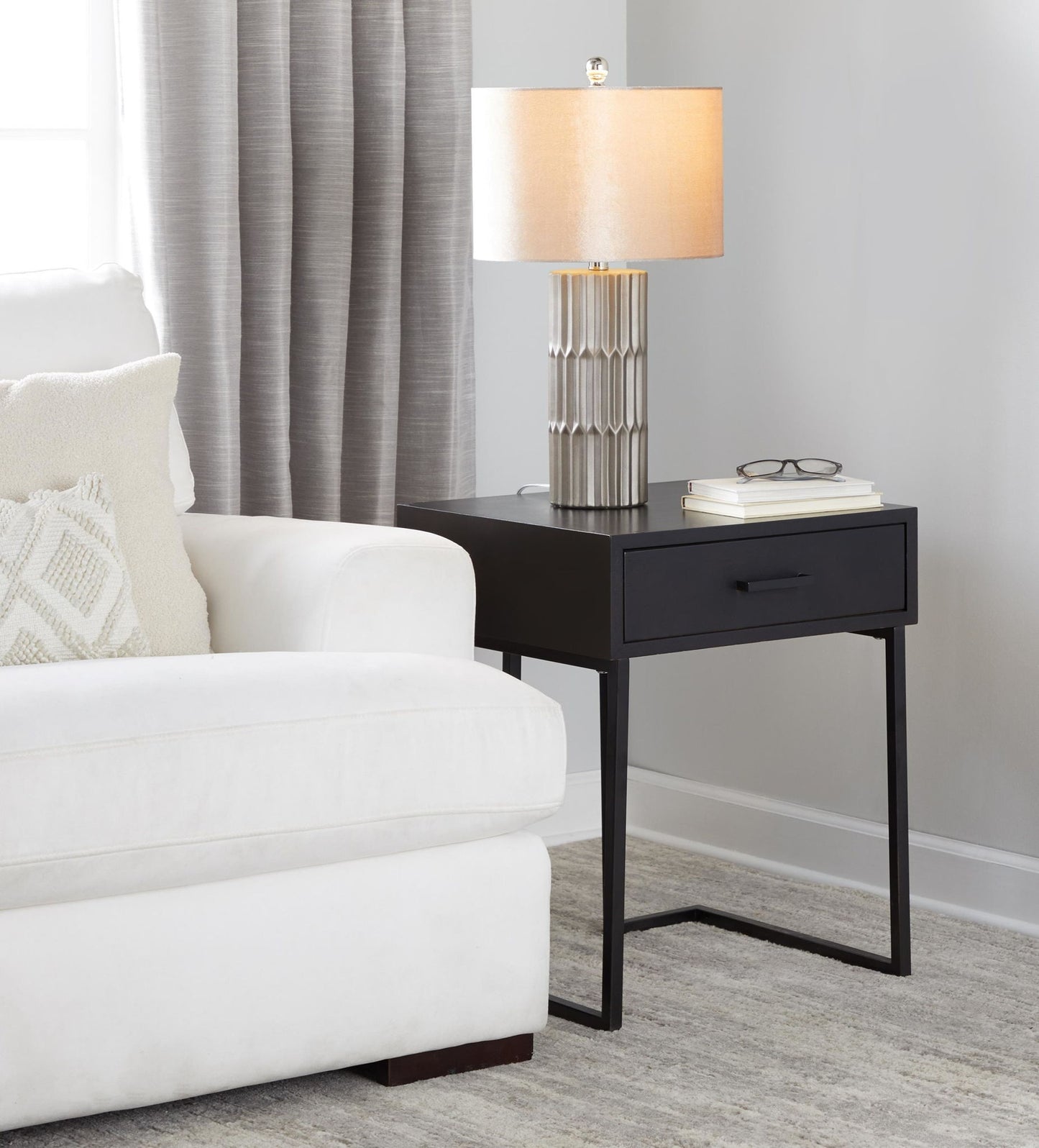 Tania - Contemporary Table Lamp - Brown / Metallic Brown / Champagne