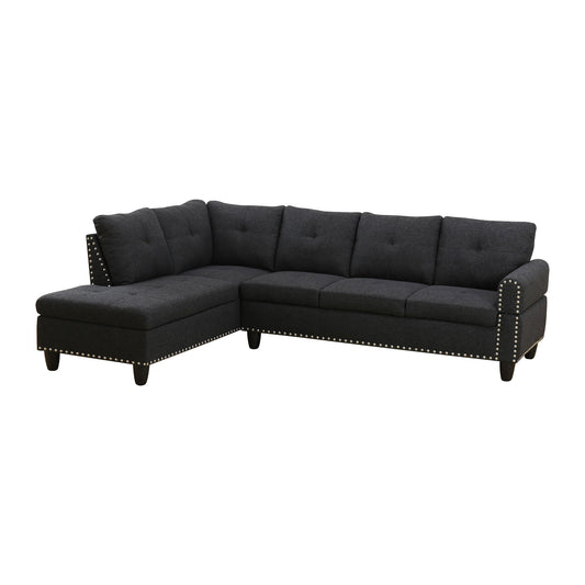 L - Shaped Sectional Sofa With Movable Left Chaise