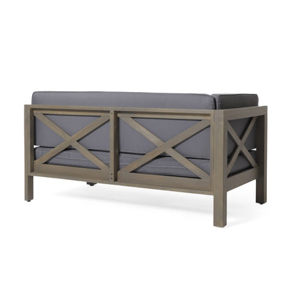 Brava - X Back Corner Bench
