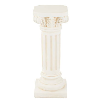 Roman Column Pedestal Stand With Ornate Carving Design