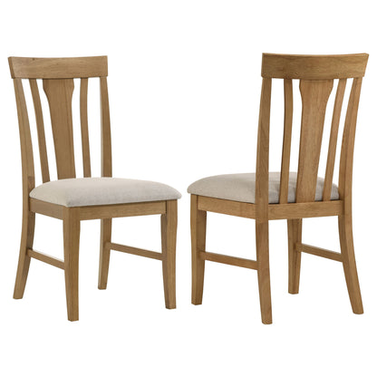 Auburn - Dining Side Chair (Set of 2) - Natural / Light Brown