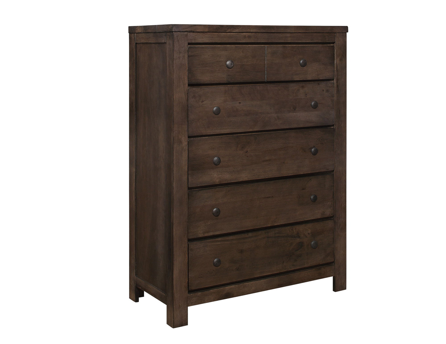 5 Drawer Chest - Brown