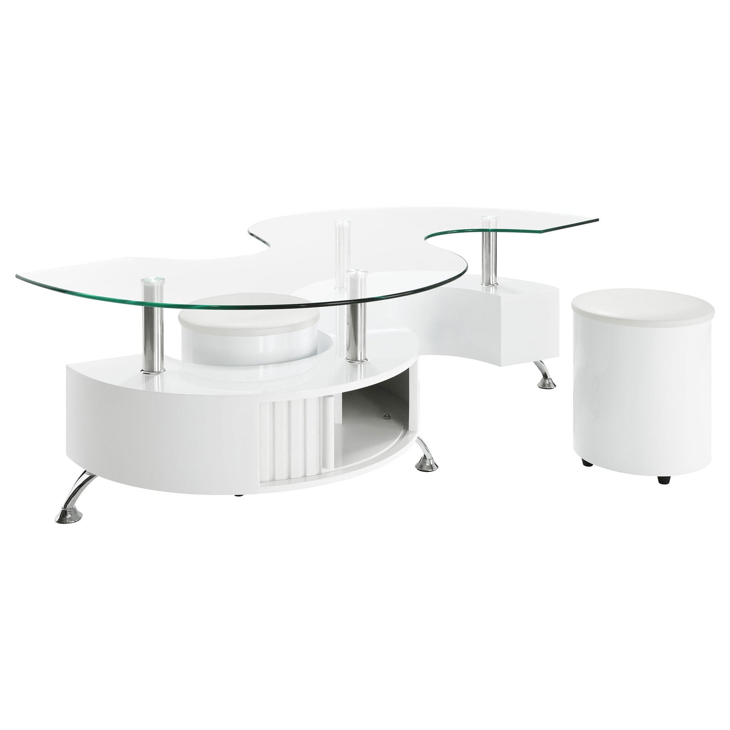 Marley - 3 Piece Coffee Table And Stools Set