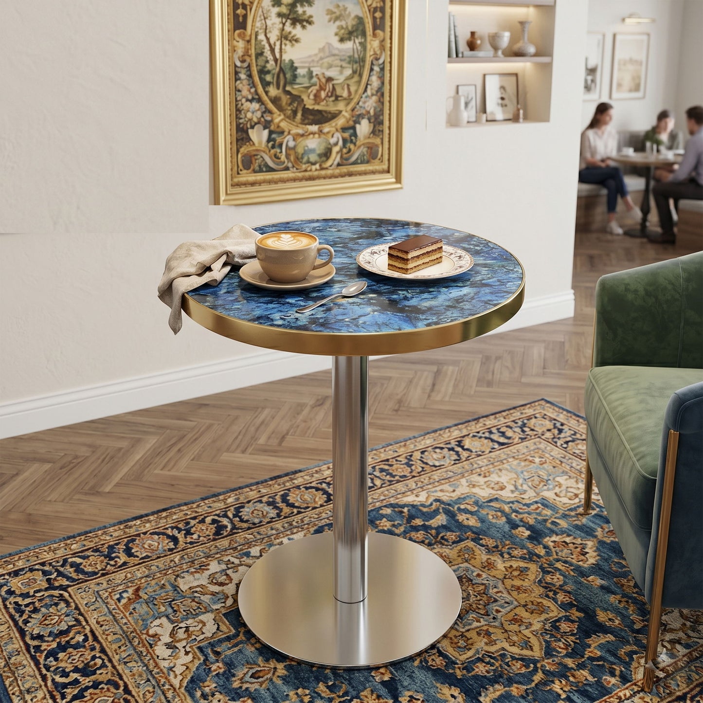 Elegant Modern Round Bistro Table