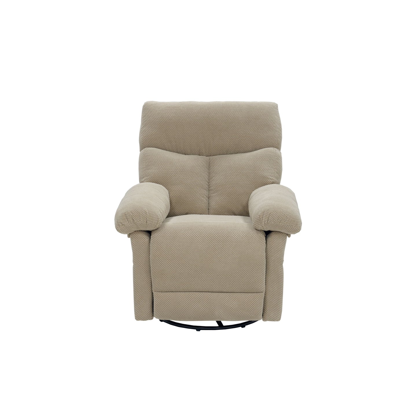 Swivel Rocker Recliner Chair With Manual Recline For Living Room