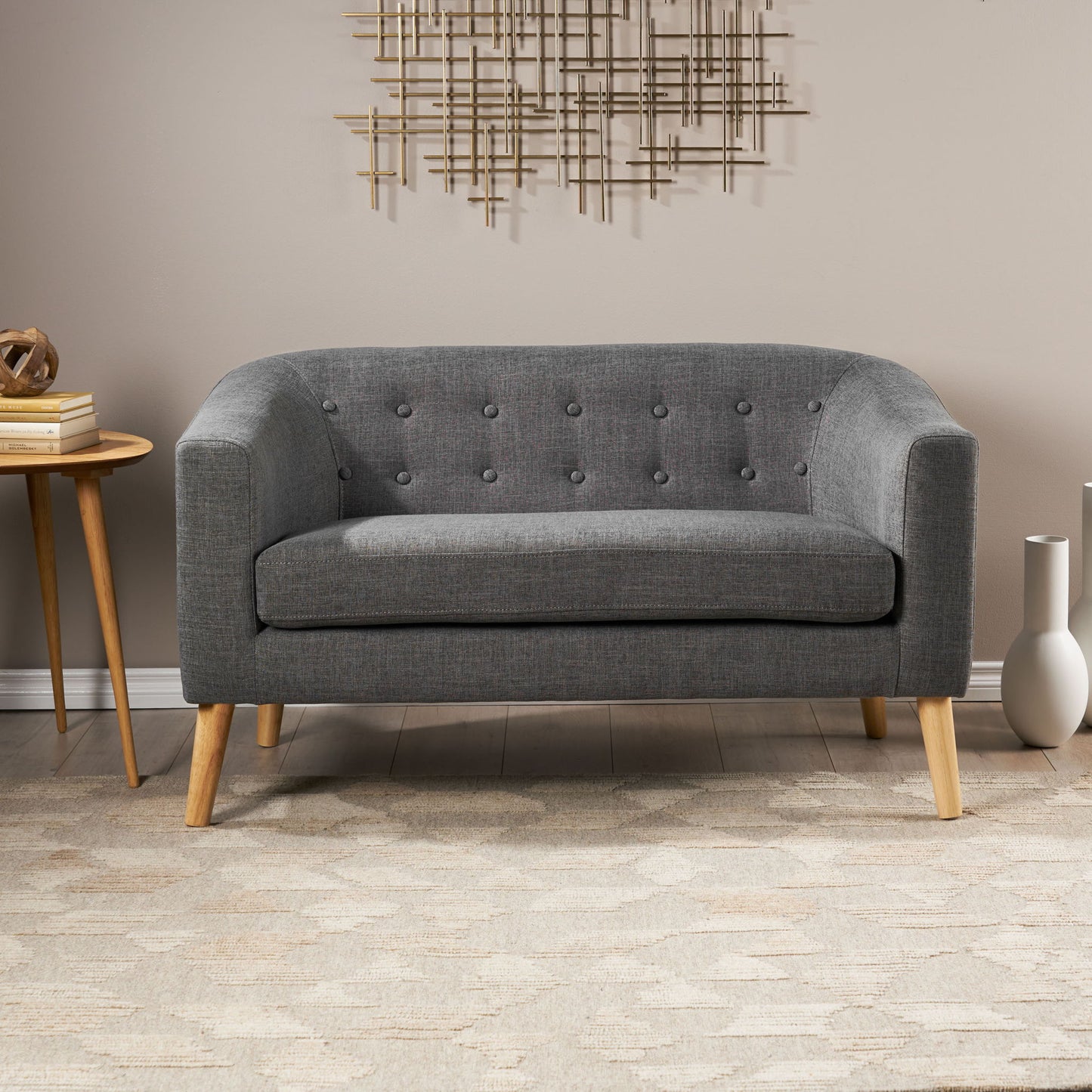 Modern Design Style Loveseat