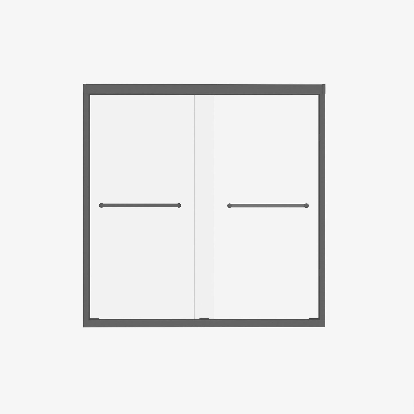 Double Sliding Shower Door With Explosion Proof Film
