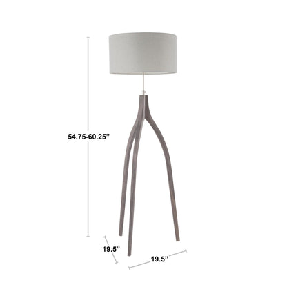 Wishbone - Contemporary Floor Lamp