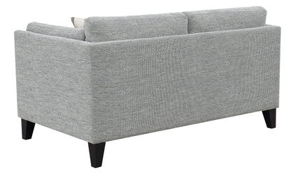 Loveseat - Gray - Wood