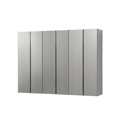 Nova Series - Garage Cabinet Set D, 3 Piece, Soft Closing, Wall Mounted - Metallic Gray