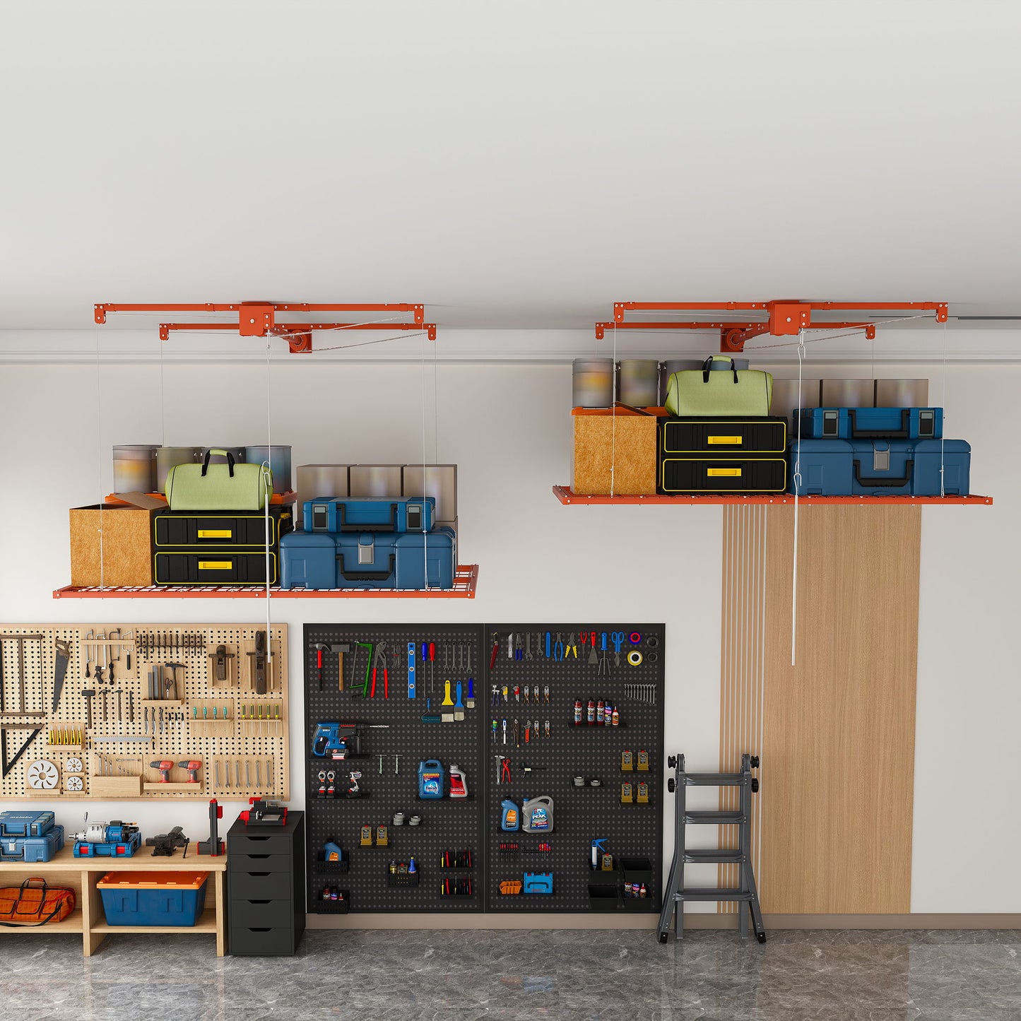 Overhead Garage Storage Rack