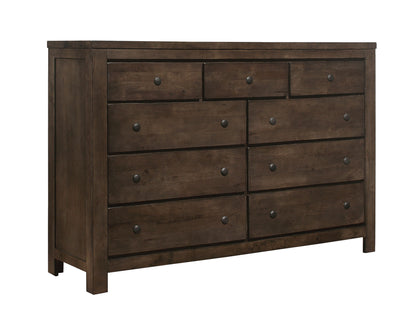 9 Drawer Dresser - Brown