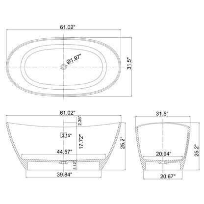 Freestanding Bathtub