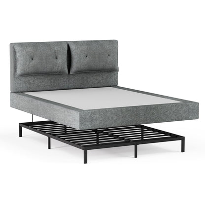 Airframe - Upholstered Bed Frame With Double Layered Upholstered Headboard