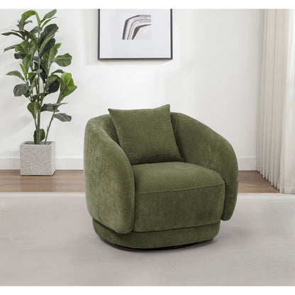 Harlan - Swivel Accent Chair - Green