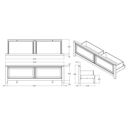Melissa - Storage Bed With Padded Headboard