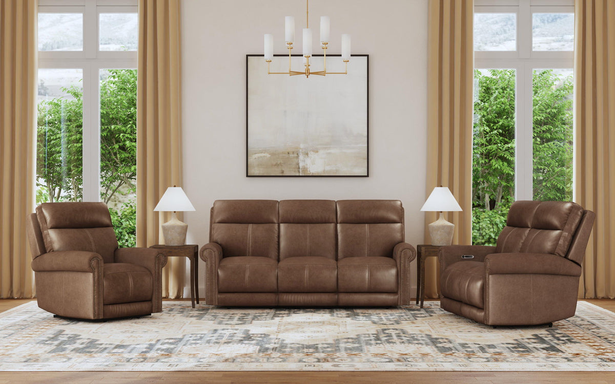 Alexander - Power Reclining Sofa With Console, Power Headrest & Lumbar
