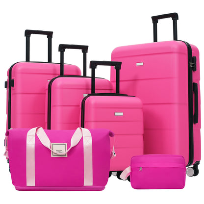 Hardshell Luggage Set 6 Piece With Duffel & Toiletry Bag