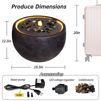 Outdoor Water Fountain Bowl Style For Patio