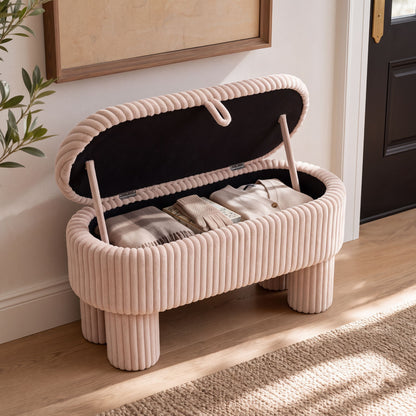 Modern Storage Ottoman Bench For Living Room