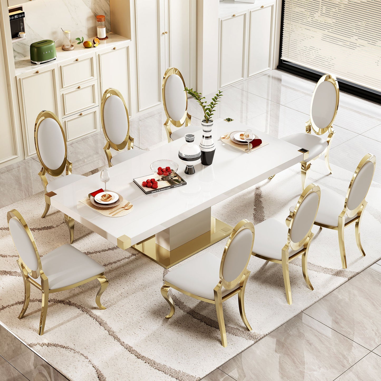 Top Dining Table With Finish Corner