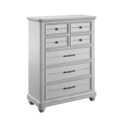 7 Drawer Chest - Gray - Wood