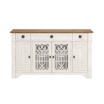 Server - Brown / White